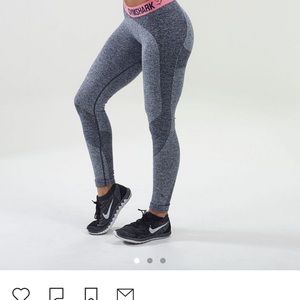 Gymshark flex leggings charcoal grey size small